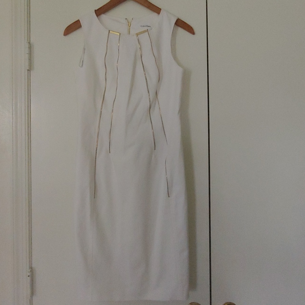 Calvin Klein white dress, size 4